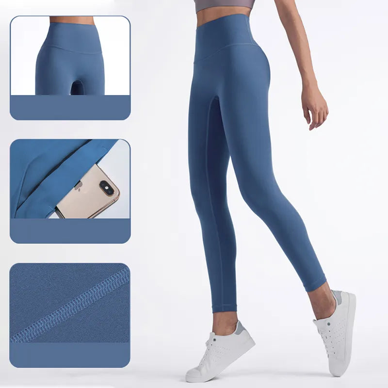 Yoga Set Leggings And Tops
