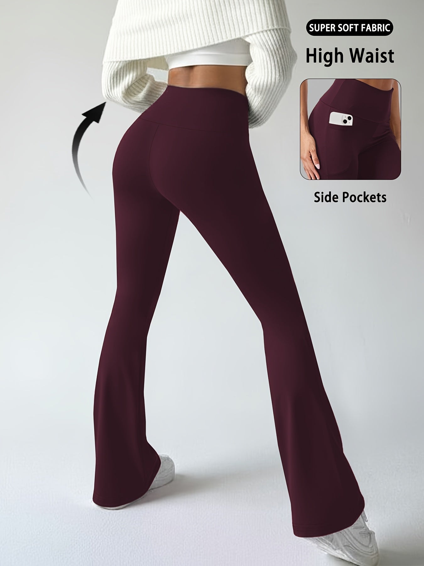 Women's High Waisted Tummy Control Flare