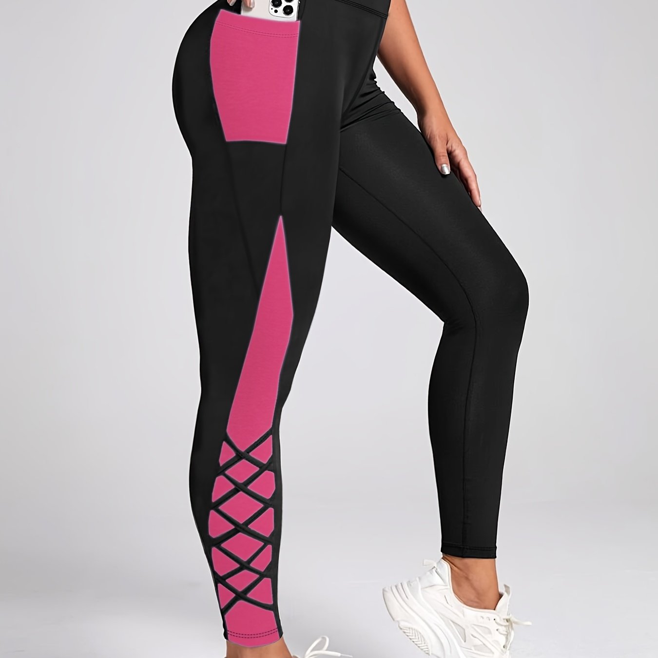 Plus-Size Sportswear Yoga Leggings.