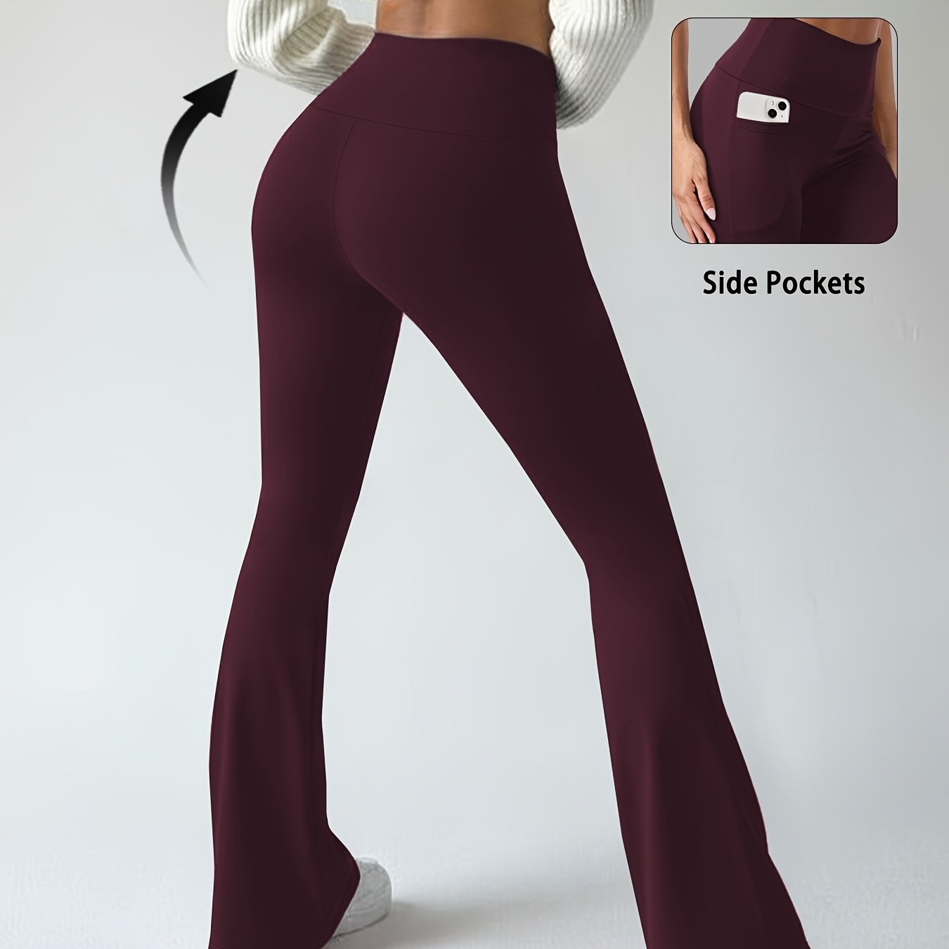 Women's High Waisted Tummy Control Flare