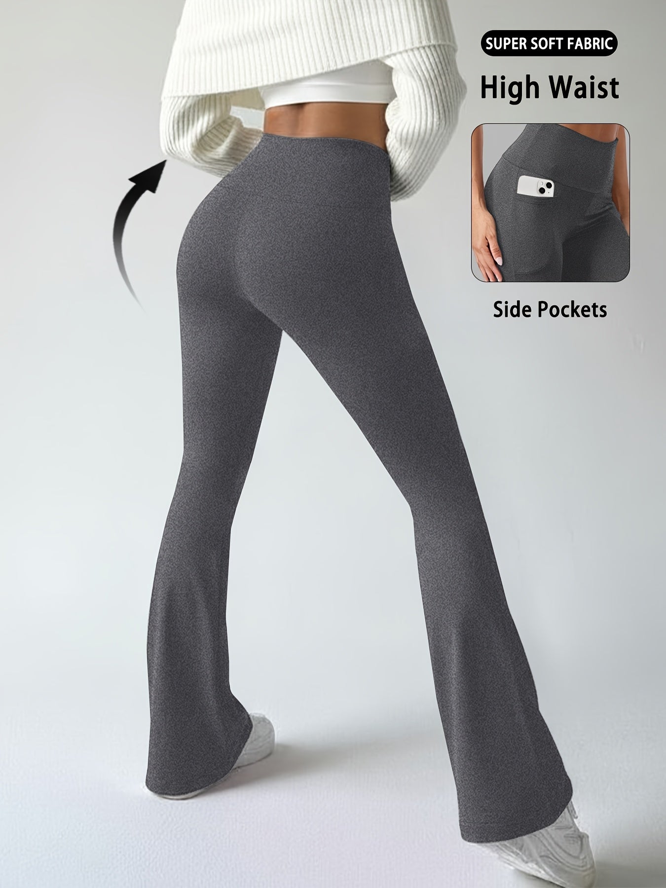 Women's High Waisted Tummy Control Flare