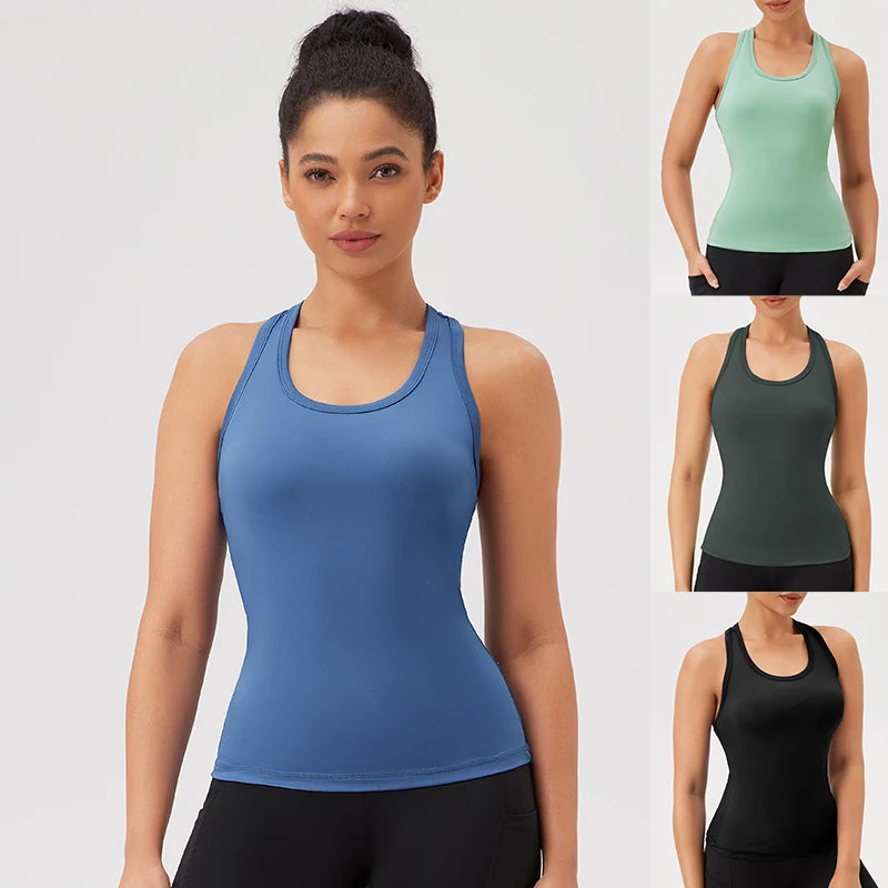 Yoga Vest Sleeveless Sport Shirt