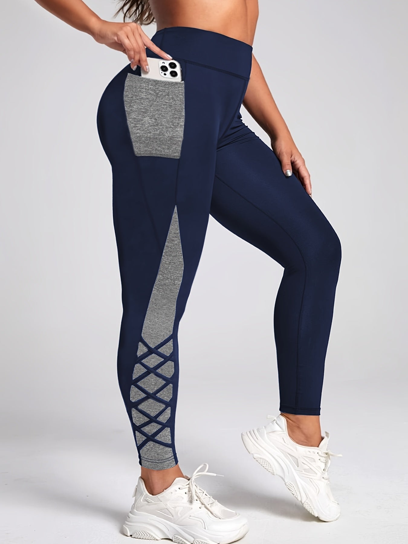 Plus-Size Sportswear Yoga Leggings.
