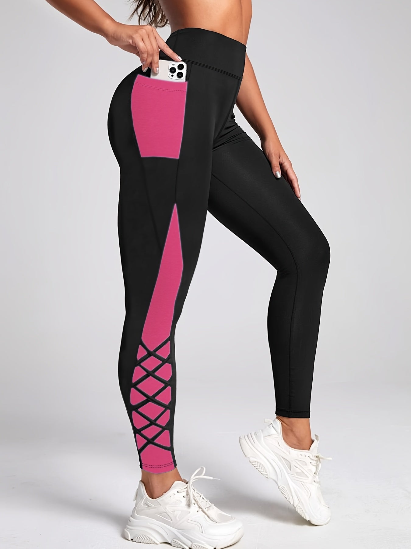Plus-Size Sportswear Yoga Leggings.