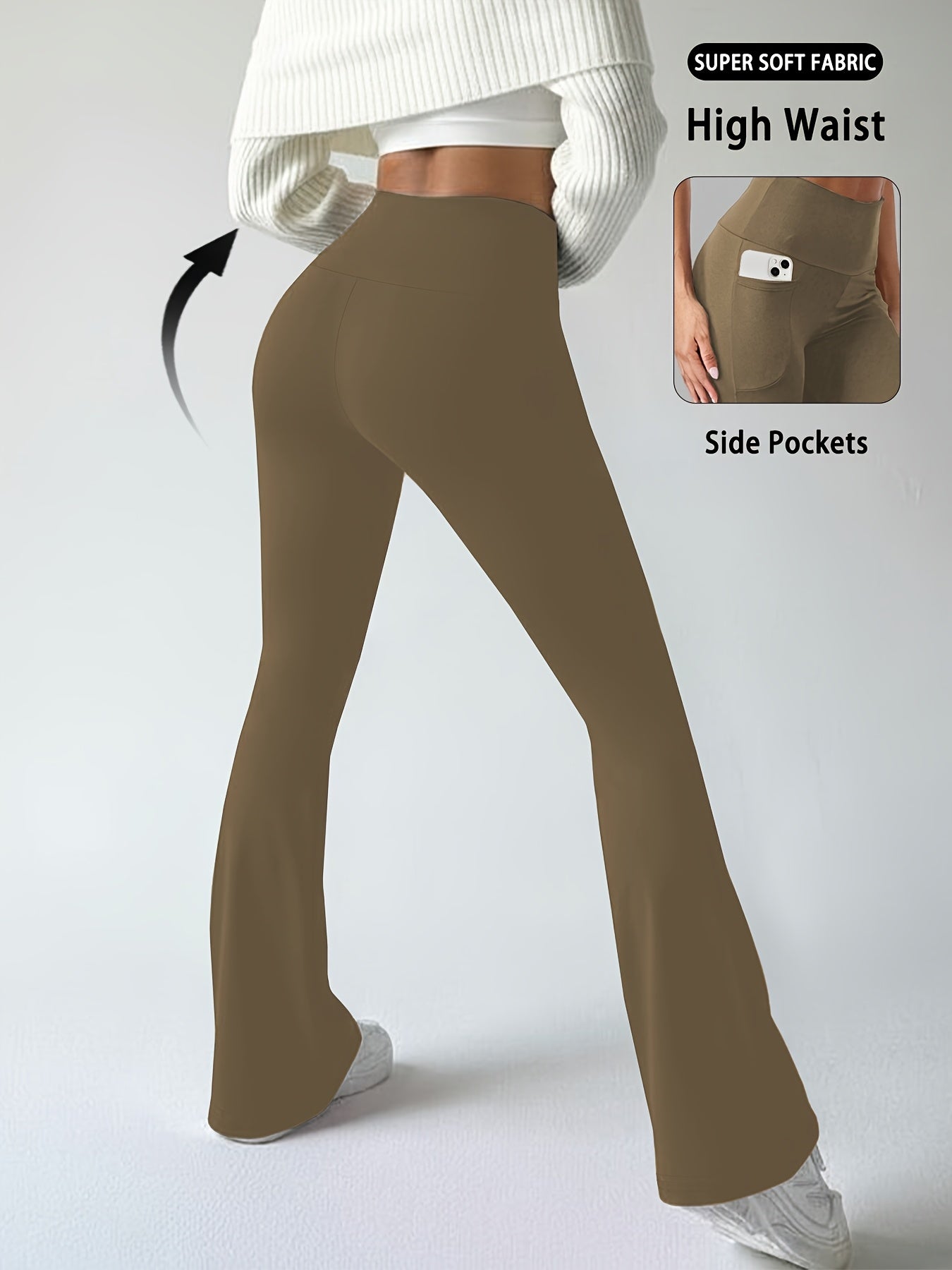 Women's High Waisted Tummy Control Flare