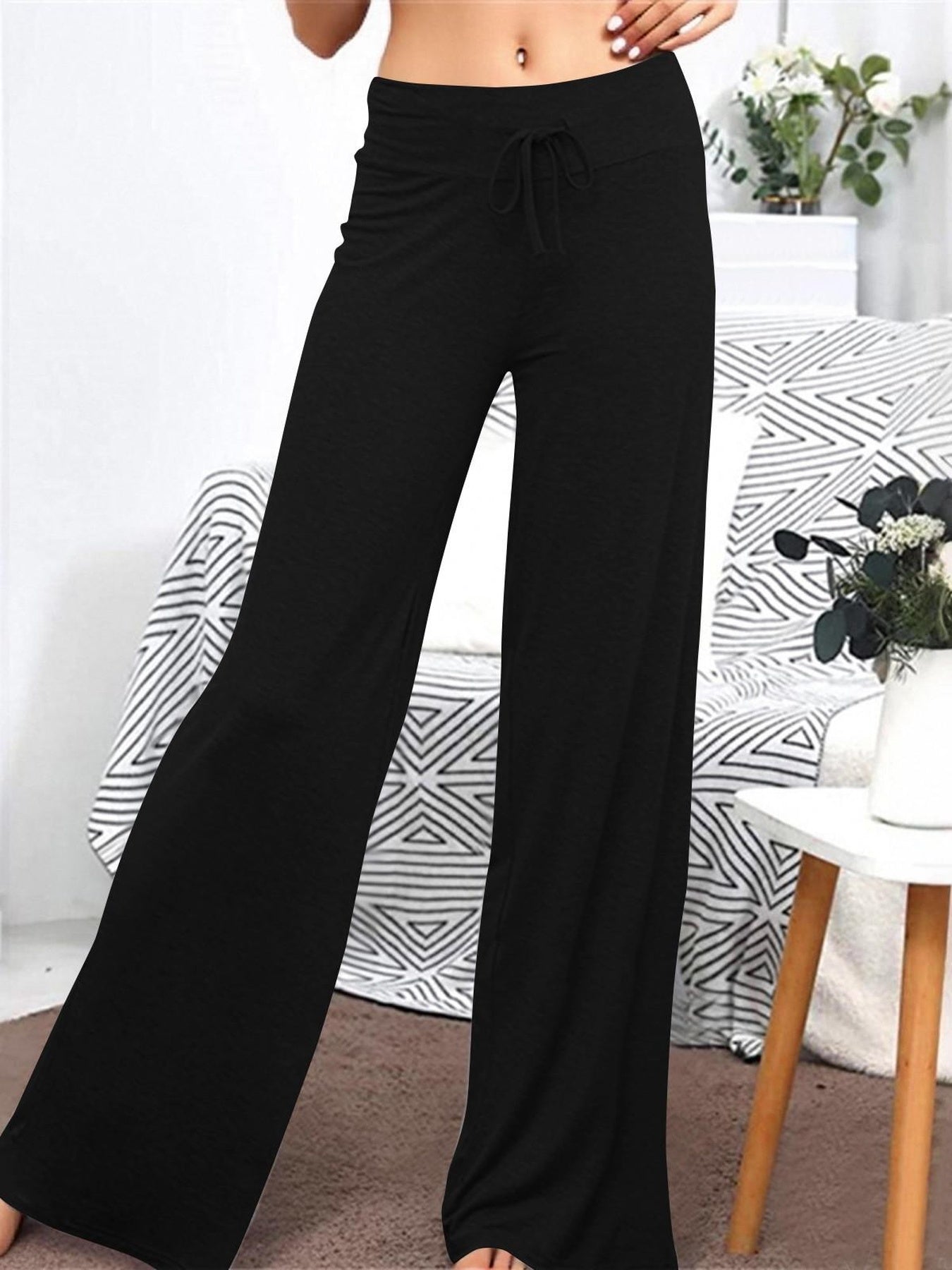 Women's High-Waisted Wide-Leg Yoga Pants