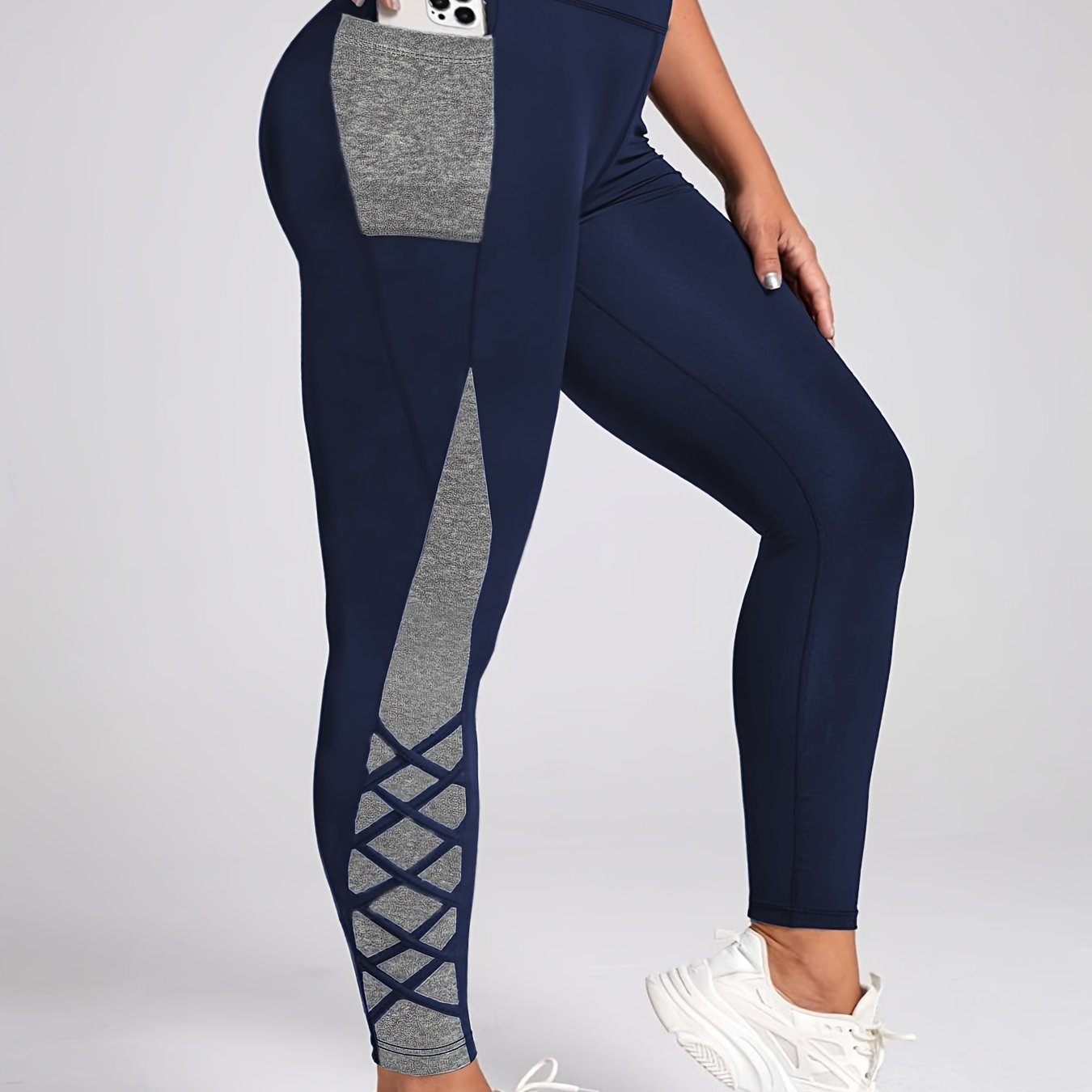 Plus-Size Sportswear Yoga Leggings.