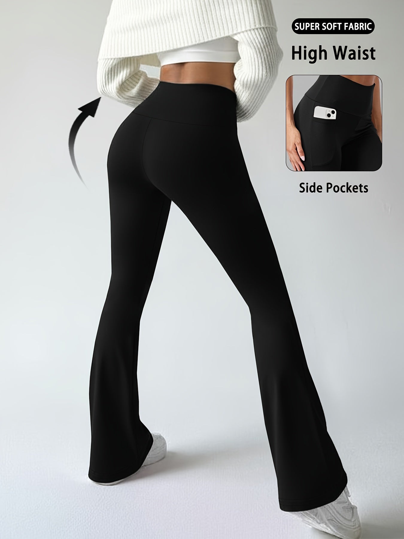 Women's High Waisted Tummy Control Flare