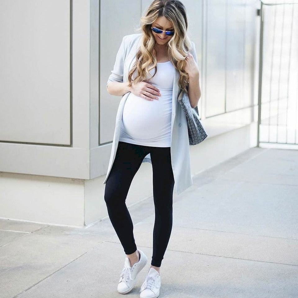 High Waist pregnancy Leggings Maternity clothes