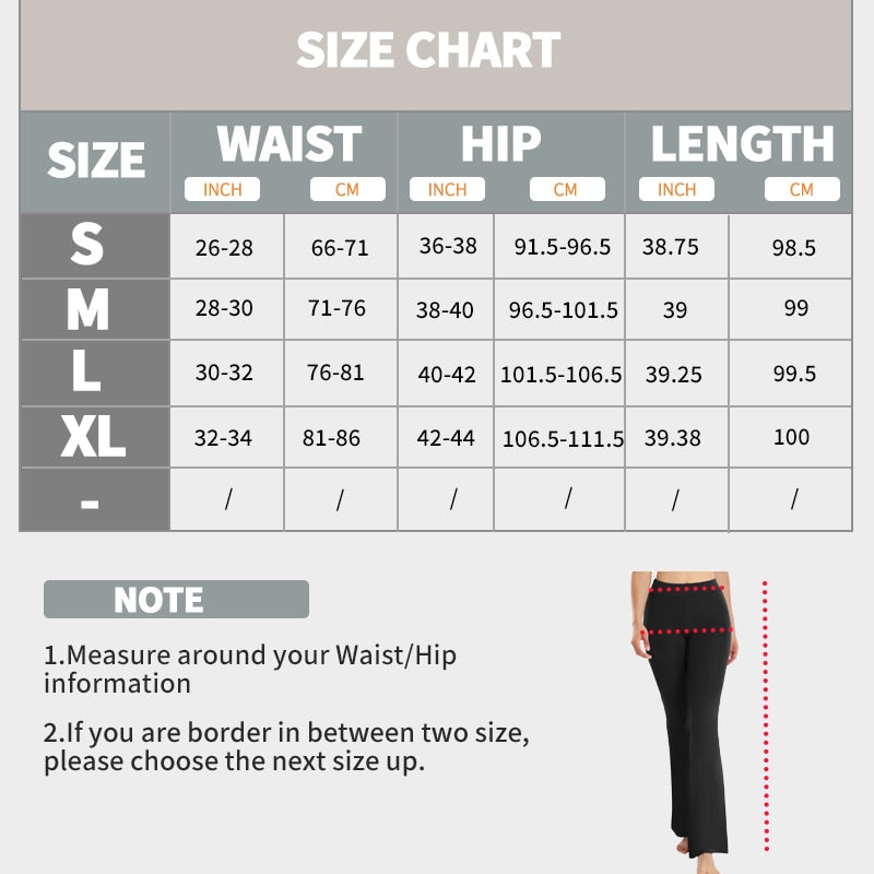 Women High Waist Fitness Flare Leggins